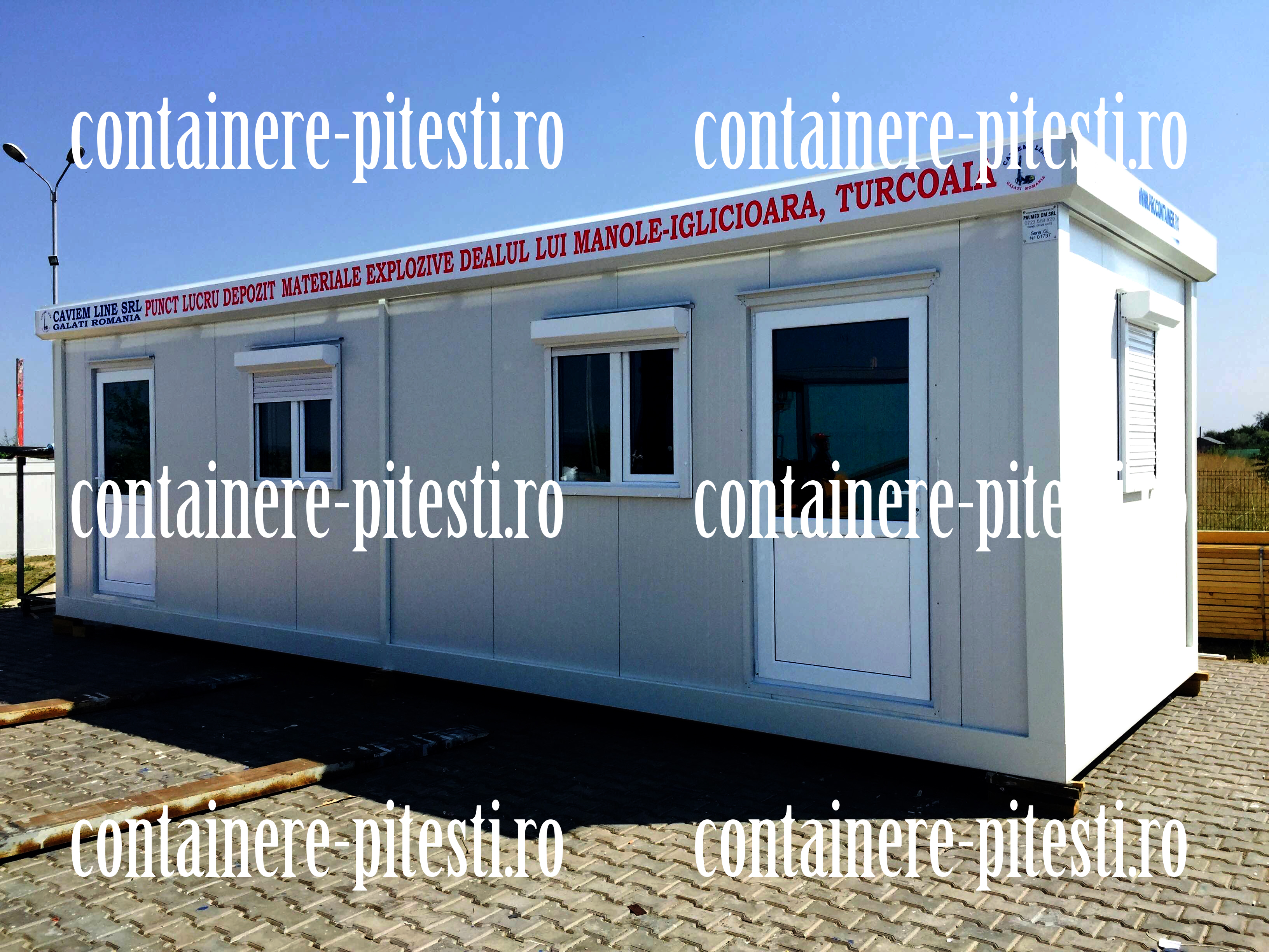 garaje pe structura metalica Pitesti