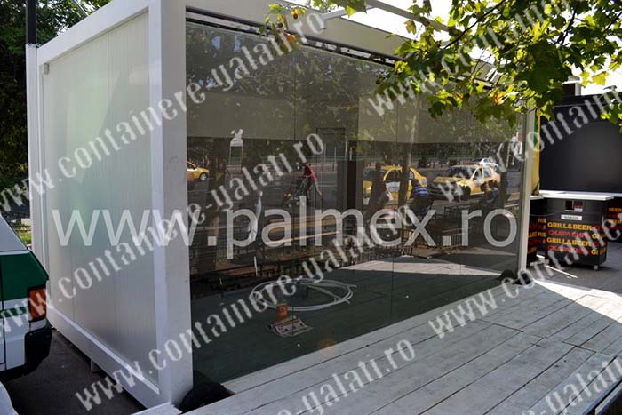 container perte geam Pitesti